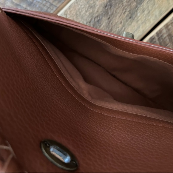 Maurices Tan Leather Wristlet Clutch - Picture 8 of 8